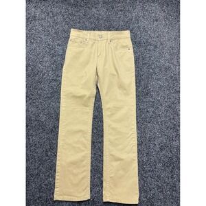 Levis 511 Slim Khaki Tan Boys Pants Size 14 Reg W27 L27 Stretch Chino Trousers